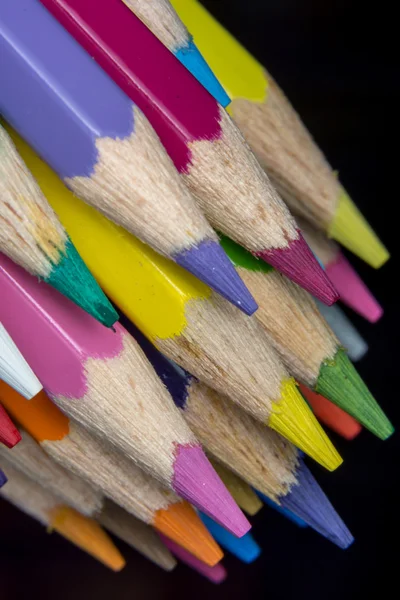 Crayons de couleur colorés — Photo
