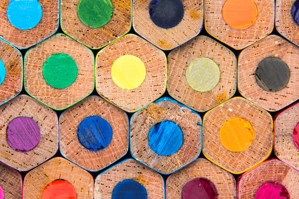 Lápis de cor coloridos Imagem De Stock
