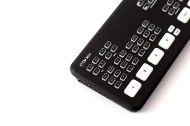 Yogyakarta, Endonezya - 19 Ekim 2020: Atım Mini 'nin detaylı fotoğrafı. Atım Mini, kamera girişi için kullanılan Kara Büyü Tasarım ürünlerinden biridir..