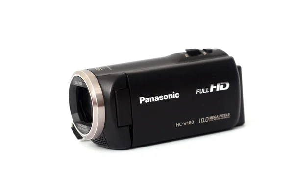 Γιογκιακάρτα Ινδονησία Οκτ 2020 Panasonic Handycam Βιντεοκάμερα Απομονωμένη Λευκό Φόντο — Φωτογραφία Αρχείου