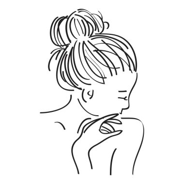 An minimalism abstract vector line drawing. Can be used for wall decoration, product packaging and other decorations