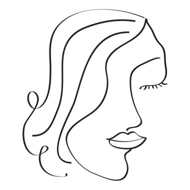 An minimalism abstract vector line drawing. Can be used for wall decoration, product packaging and other decorations