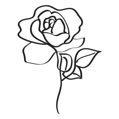 An minimalism abstract vector line drawing. Can be used for wall decoration, product packaging and other decorations