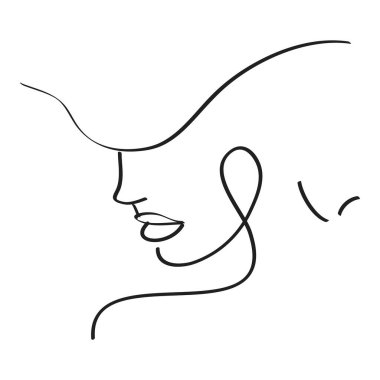 An minimalism abstract vector line drawing. Can be used for wall decoration, product packaging and other decorations