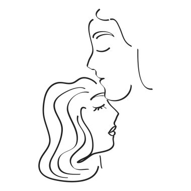 An minimalism abstract vector line drawing. Can be used for wall decoration, product packaging and other decorations