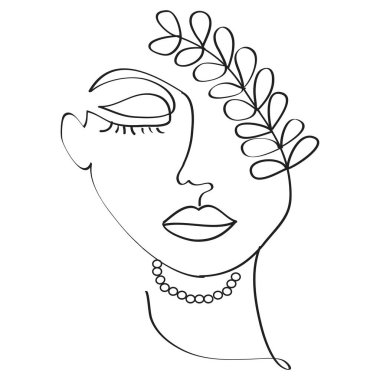 An minimalism abstract vector line drawing. Can be used for wall decoration, product packaging and other decorations