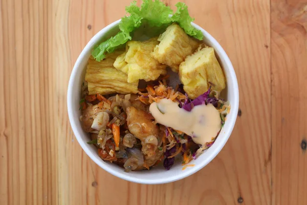 Orang Korea Buatan Sendiri Yang Pedas Korean Yangnyeom Chicken Rice — Stok Foto