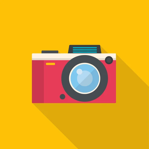 Düz stil fotoğraf makinesi