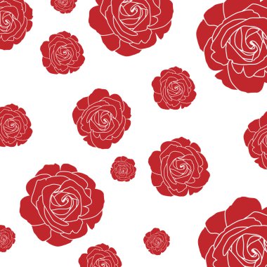 Girdap kırmızı gül