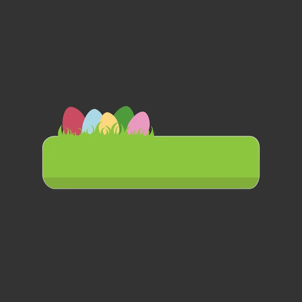 Easter button — Stock Vector