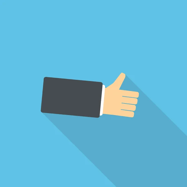 Başparmak yukarıya düz çizmek