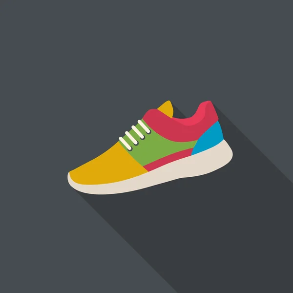 Sneaker plat ontwerp — Stockfoto