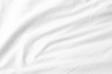 Beyaz çarşafları kopya alanı ile kapat