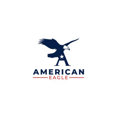 Amerikan Kartalı Logo Tasarım Vektörü