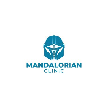 Mandalorian Klinik Logo Tasarım Vektörü