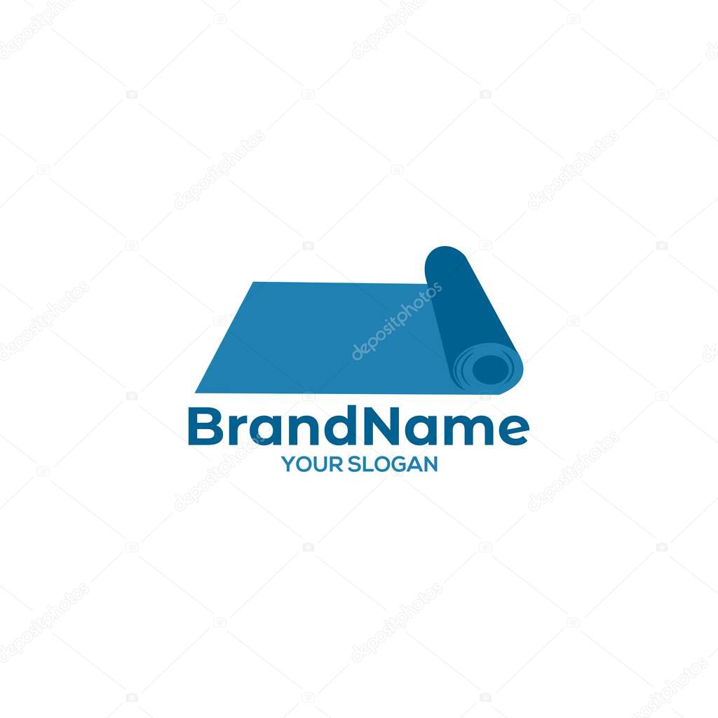 Blue Carpet Logo Design Vector