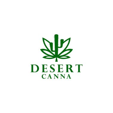 Desert Cannabies Logo Tasarım Vektörü