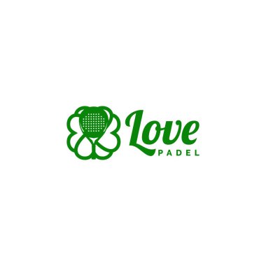 Padel Logo Tasarım Vektörünü Sev