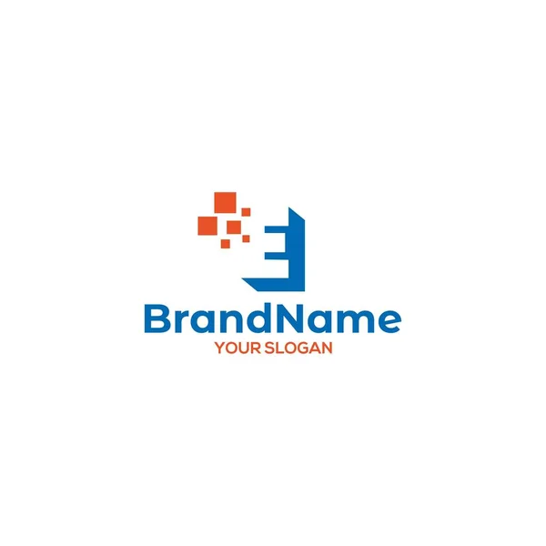 Simple Digital Logo Design Vecteur — Image vectorielle