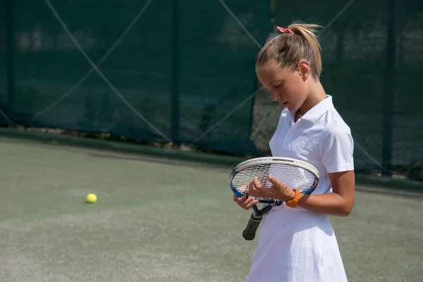 Escuela de tenis al aire libre —  Fotos de Stock