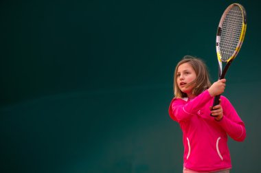 Sporcu kız eğitim Tenis açık