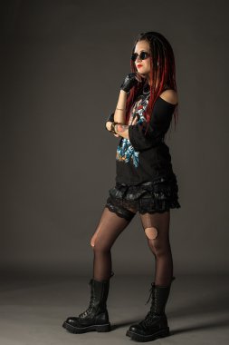 Dreadlocks ile model