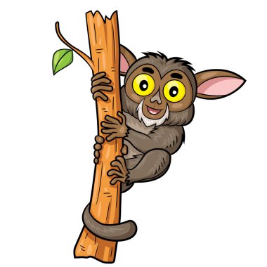 Tarsius sevimli çizgi