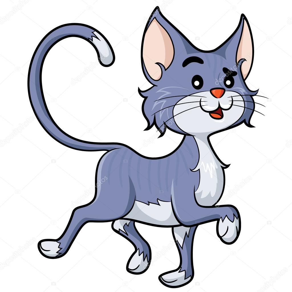 Kreslená kočka Stock Vector od © rubynurbaidi 52571121