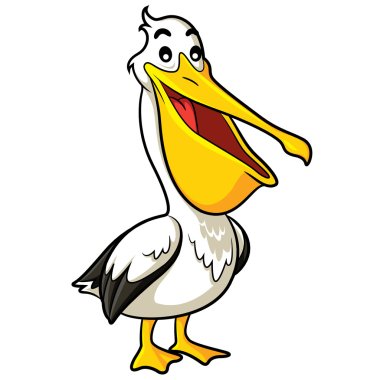 Pelican Cartoon clipart