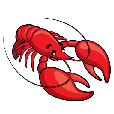 Lobster Cartoon clipart