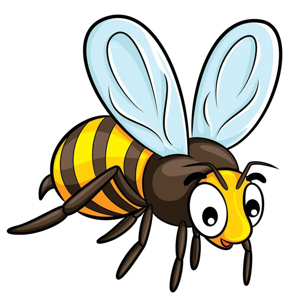 Caricatura de abeja — Vector de stock