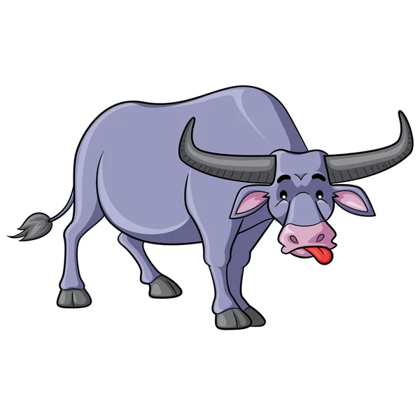 Buffalo cartoon — Stockvector