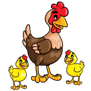 Tavuk ve civciv çizgi film