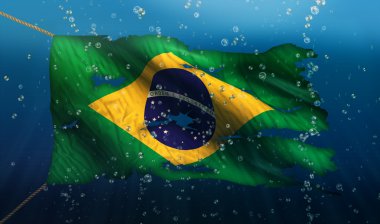 su deniz bayrağı altında Brezilya