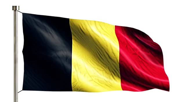 Bélgica bandera nacional — Foto de Stock