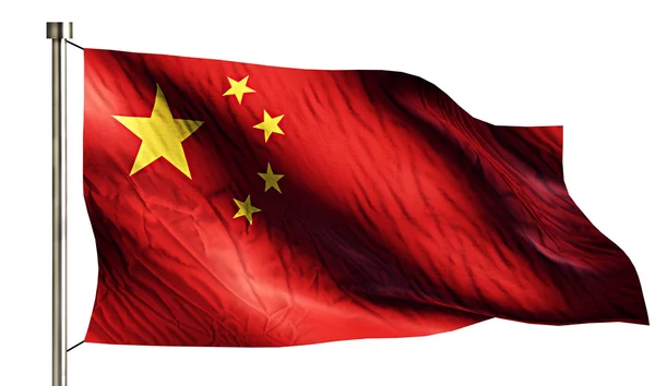 Nationale vlag van China — Stockfoto