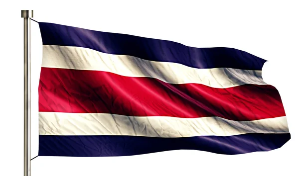 Nationale vlag van Costa rica — Stockfoto