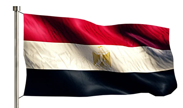 Nationale vlag van Egypte — Stockfoto