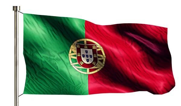 Bandera Nacional de Portugal — Foto de Stock