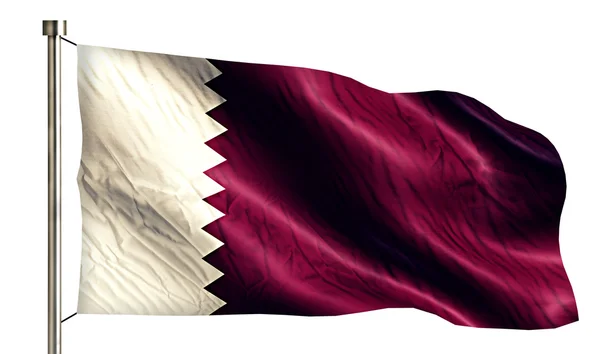 Государственный флаг Катара — стоковое фото
