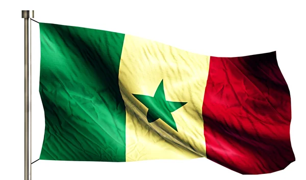 Senegal National Flag — Stock Photo, Image