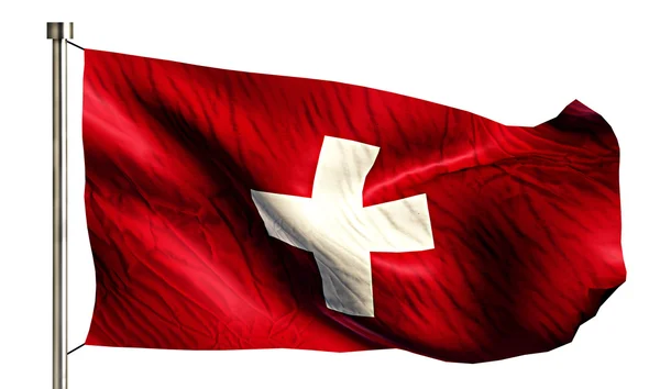 Switzerland National Flag — Stock Photo, Image