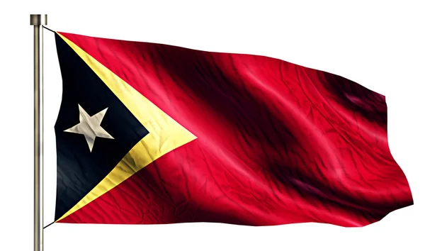 Timor leste nationale Flagge — Stockfoto