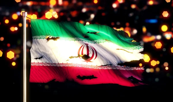 Iran National Flag — Stock Photo, Image