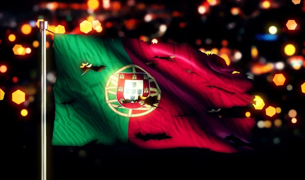 Portugal National Flag — Stock Photo, Image