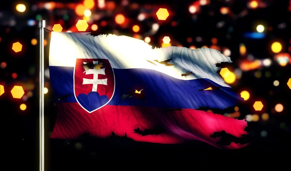 Slovakia National Flag — Stock Photo, Image