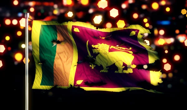 Srí lanka zászlaja — Stock Fotó