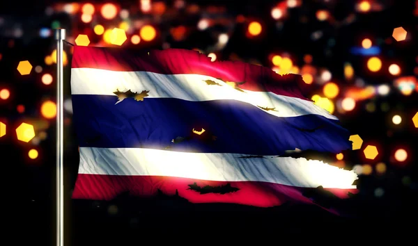 Bandeira nacional da Tailândia — Fotografia de Stock