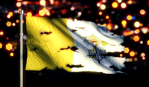 Bandera Nacional de la Ciudad del Vaticano — Foto de Stock