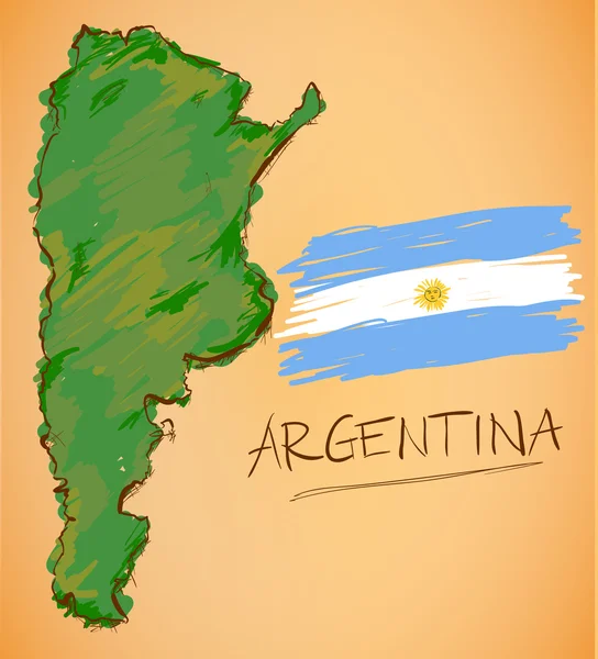 アルゼンチン地図ストックベクター ロイヤリティフリーアルゼンチン地図イラスト Depositphotos